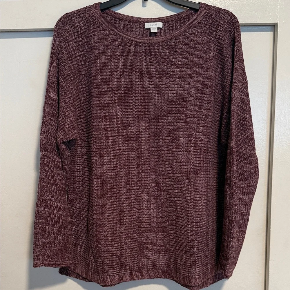 Pure Jill / Mauve Knit Sweater - Picture 3 of 5